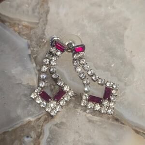 Vintage Dangle Chandelier Earrings Estate Jewelry